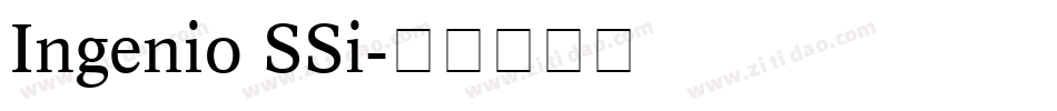 Ingenio SSi字体转换